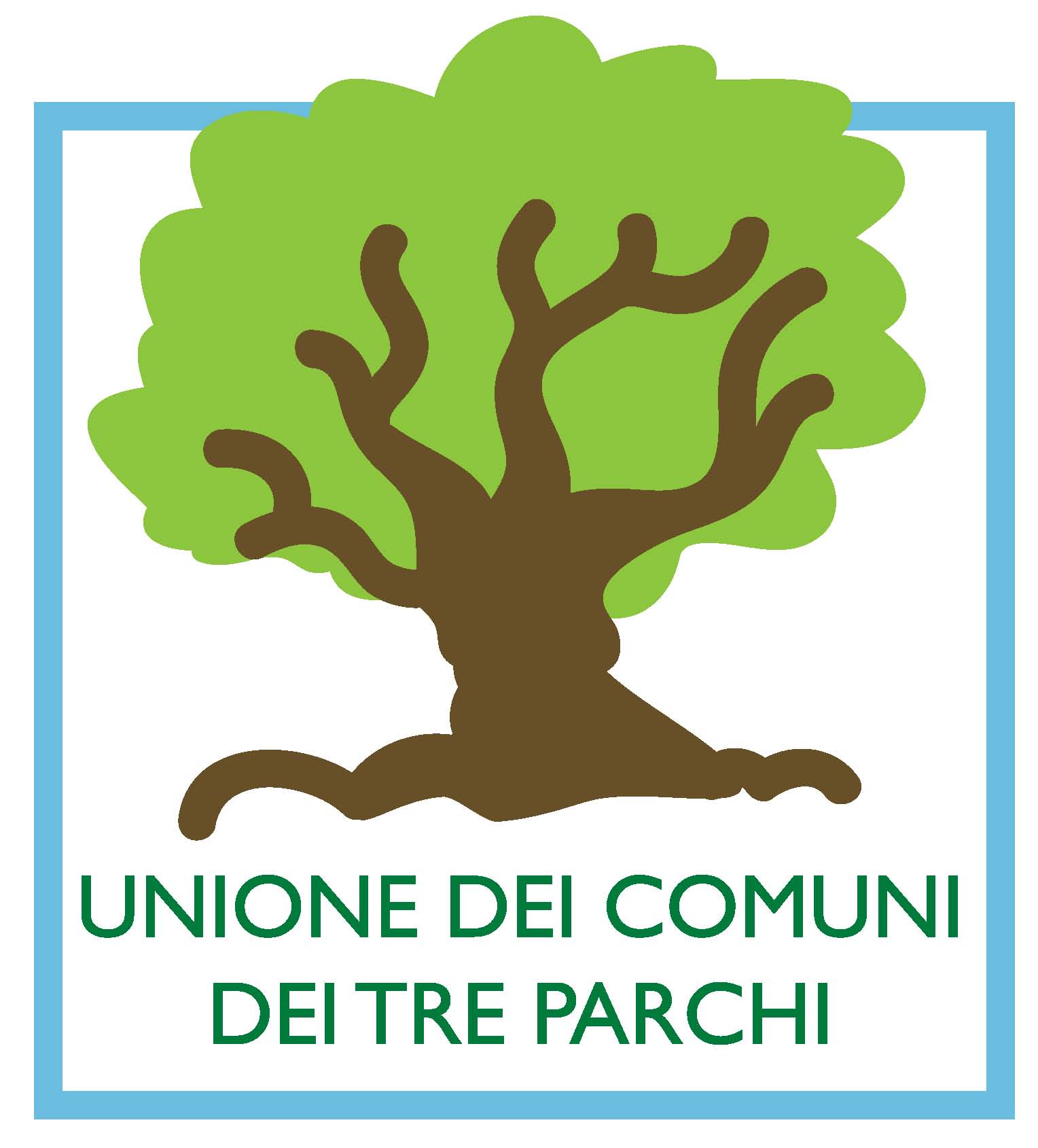 Logo dell'Unione dei Comuni dei Tre Parchi 